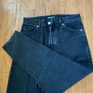 Distressed Zara Black Jeans